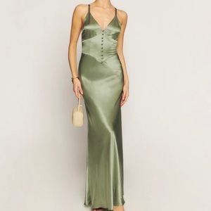 Reformation Esa Silk Dress